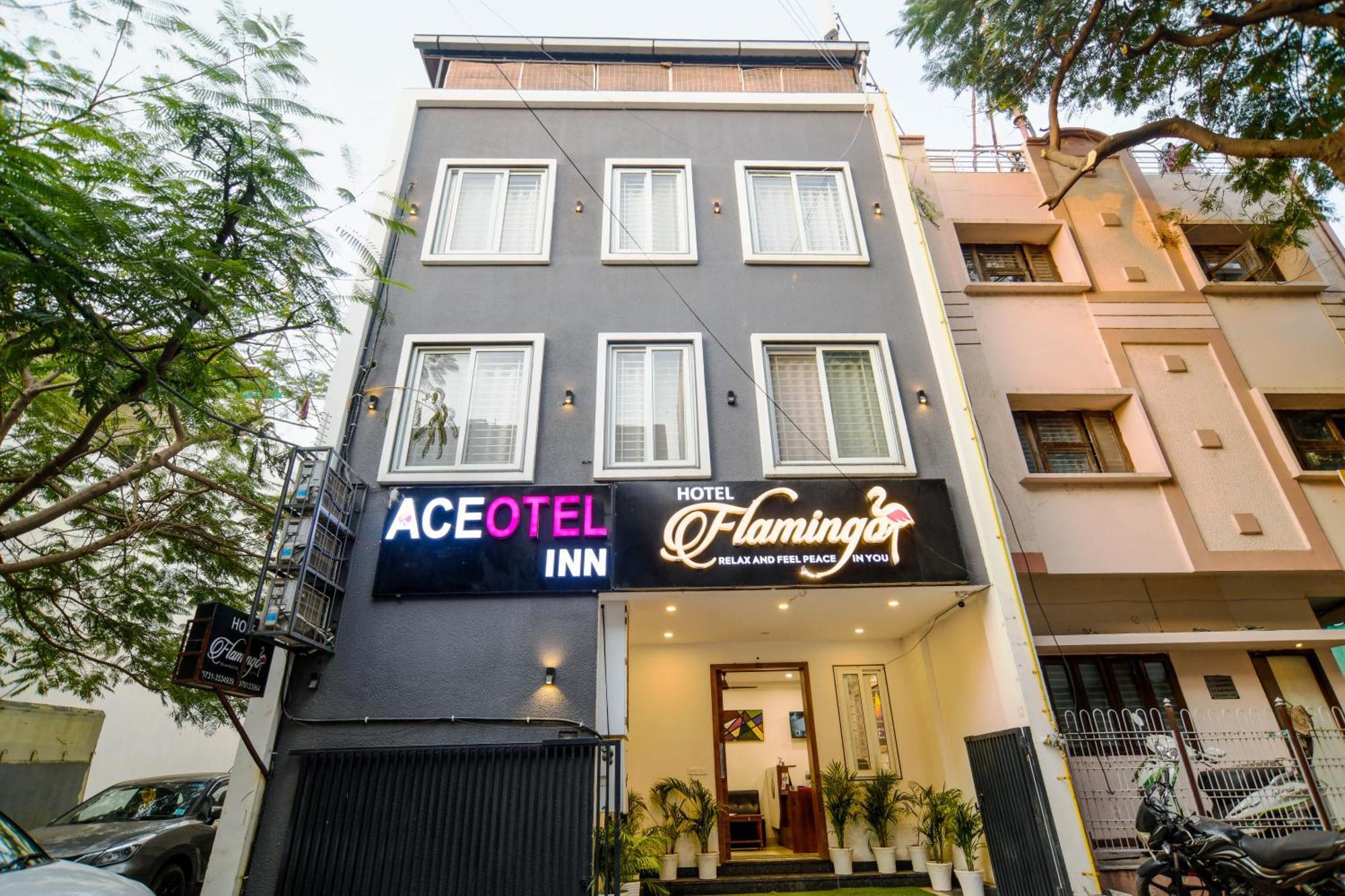 Aceotel Inn Flamingo Indore Exteriör bild